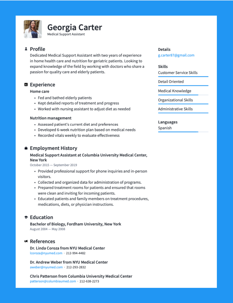 Combination Resume Example Combination Resume Example